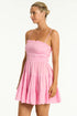 Sea Level Sunset Short Bandeau Dress